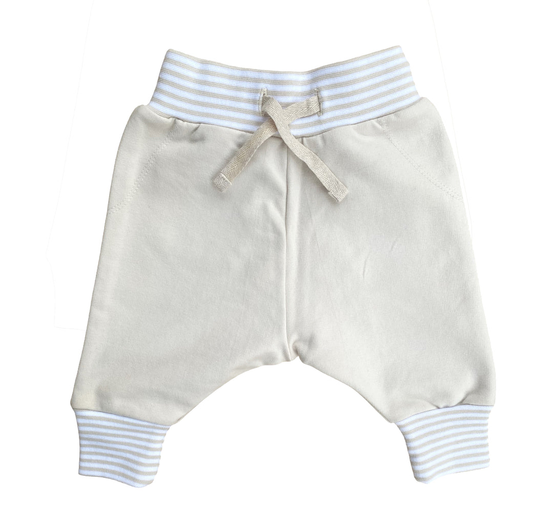 BIO Jersey Hose, Baggy Baby Style, sandfarben