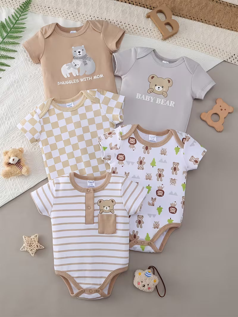 Das ultimative Starter-Glück: 5-teiliges Unisex Baby-Set für das ganze Jahr
