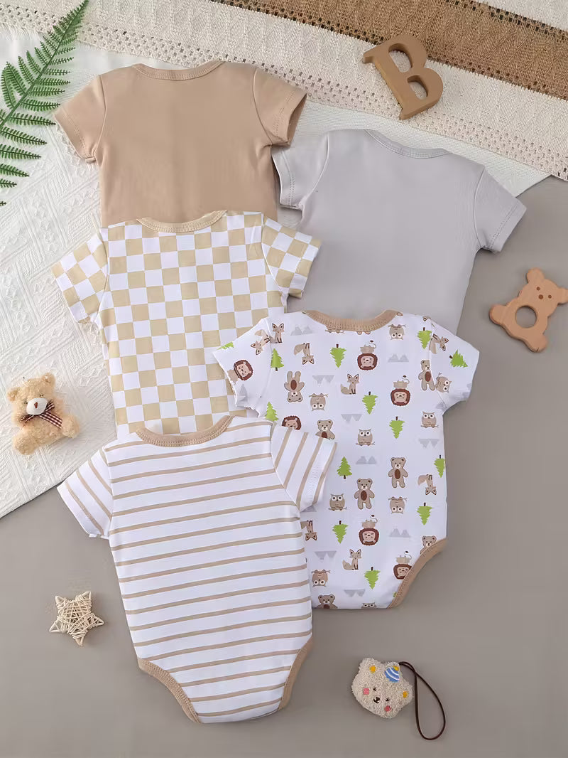 Das ultimative Starter-Glück: 5-teiliges Unisex Baby-Set für das ganze Jahr