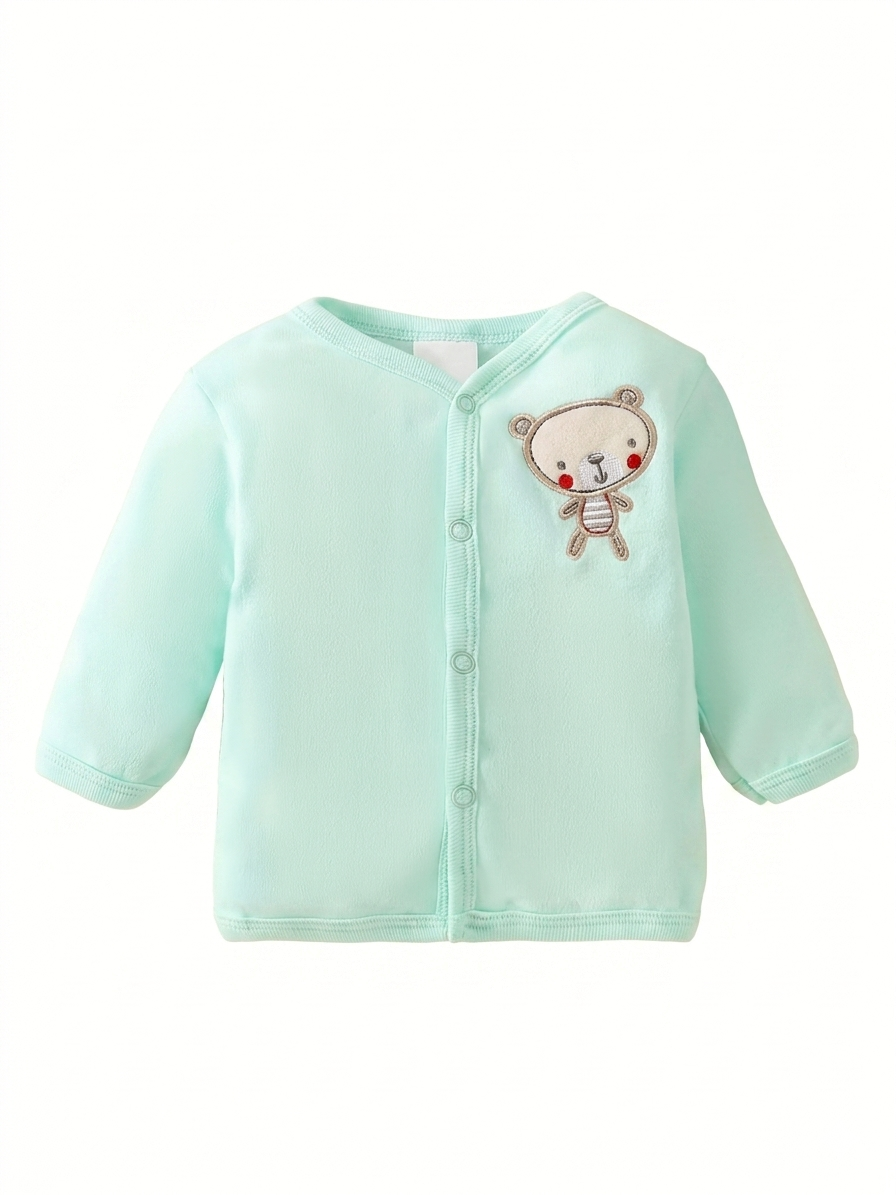 8-teiliges Baby-Mädchen-Set „Kleiner Kuschelbär“ – 100% Baumwolle