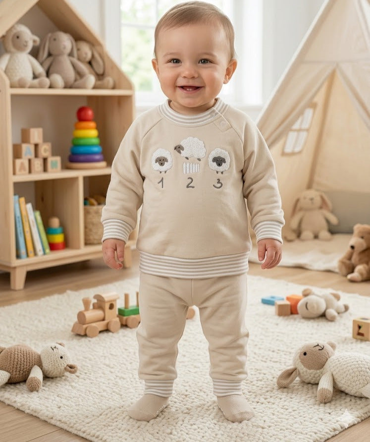 BIO Jersey Hose, Baggy Baby Style, sandfarben