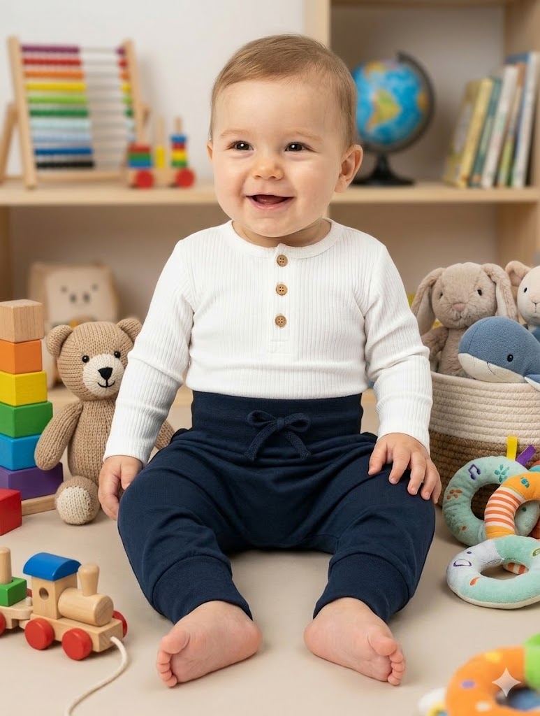 Hose Jersey Hose, Baggy Baby Style, navy
