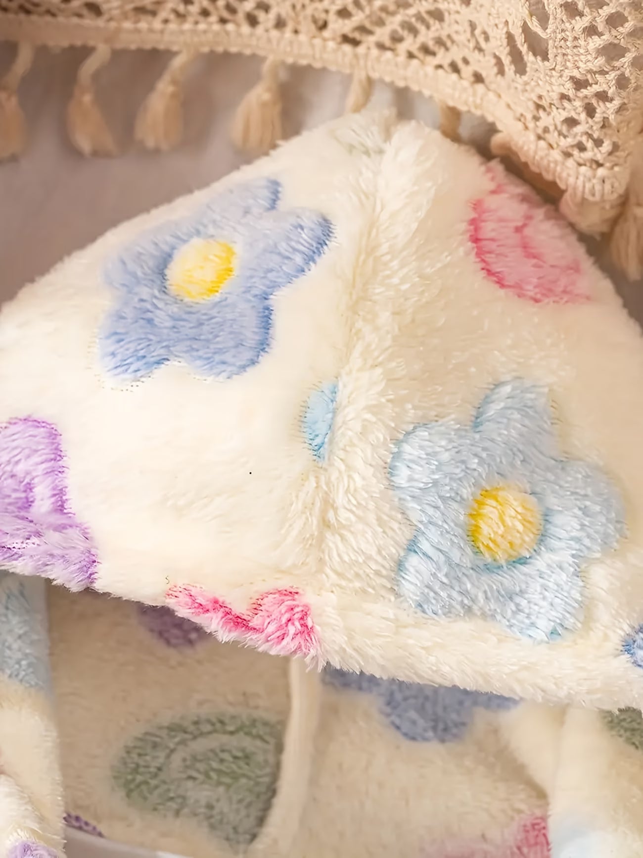 Kapuzenjacke für Mädchen mit 3D-Druck, langen Ärmeln, Reißverschluss