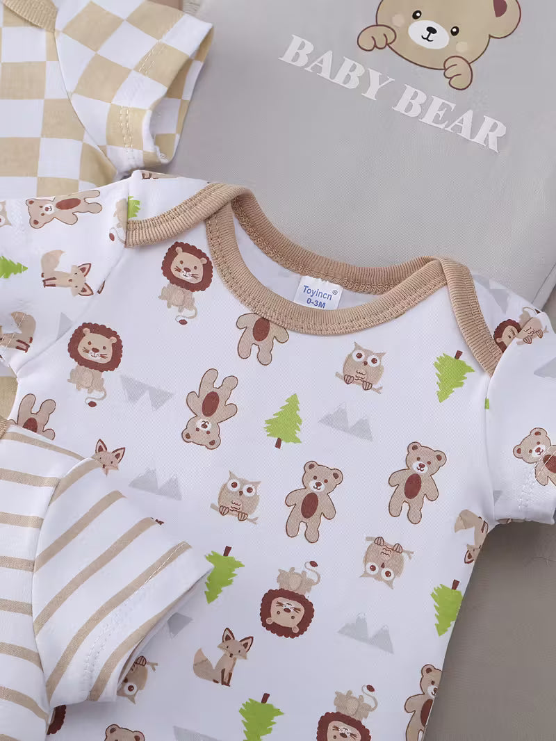 Das ultimative Starter-Glück: 5-teiliges Unisex Baby-Set für das ganze Jahr