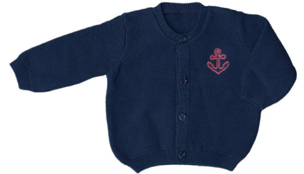 Strickjacke navy