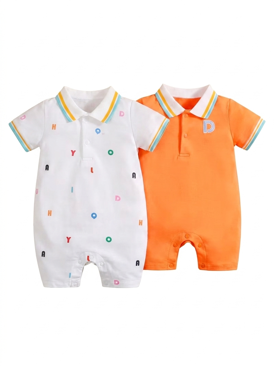 Baby Polo-Set „Little Legend“ – Stylischer Zweiteiler mit All-Over Print