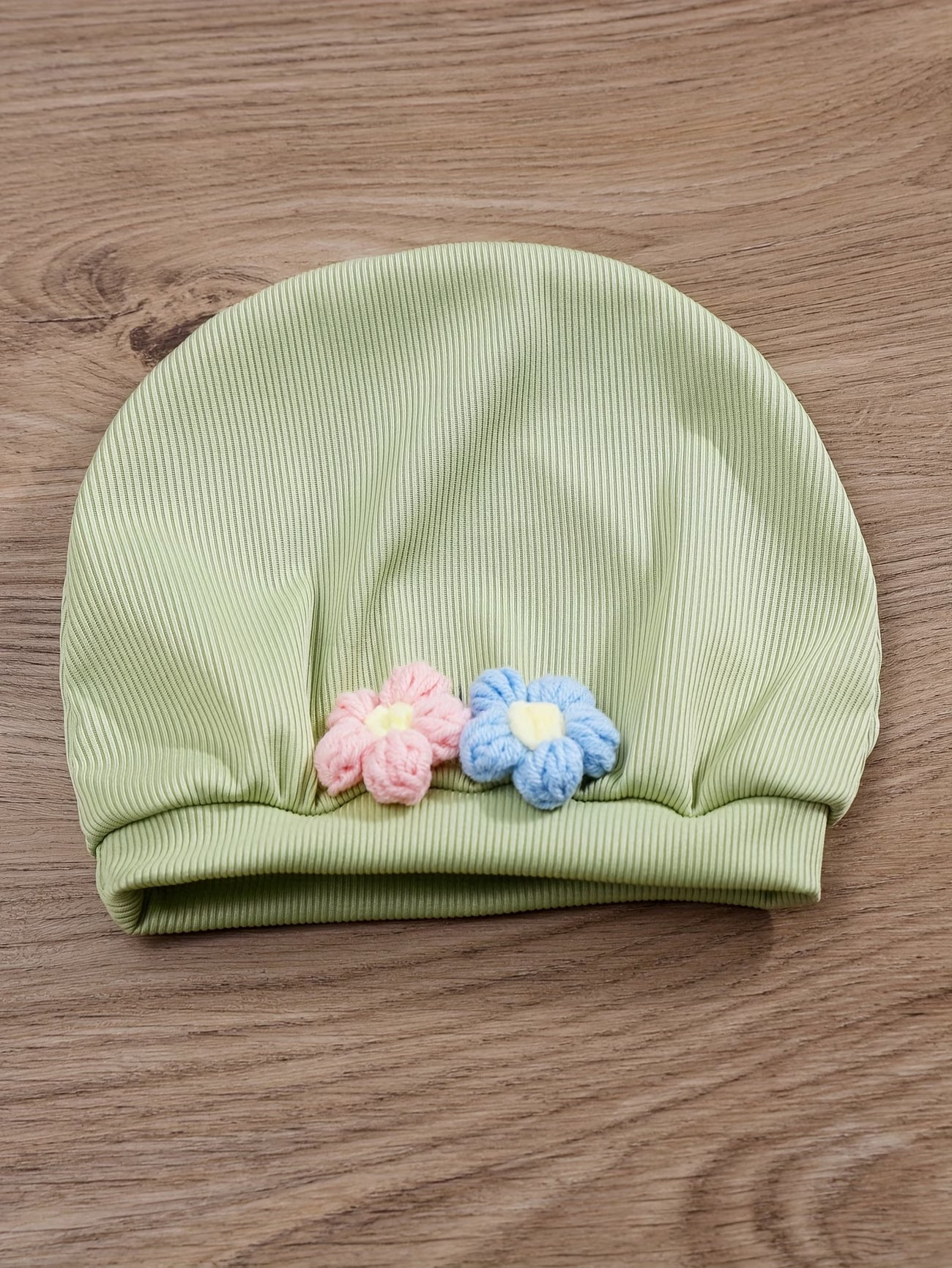 Neugeborenes Mädchen Sommer Pastoralstil 3D-Blumen-Träger 2-in-1 Look